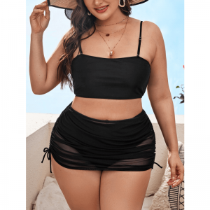 Kolme kappaletta muoti Backless -uimapuvut