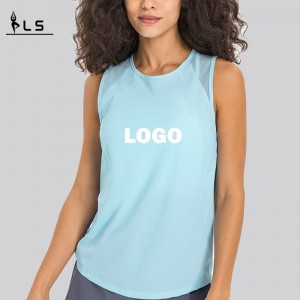 SC10244 Spring Fashion Loose Blause Yoga Lest Tank Tops Hollow Working Tops Yoga Naisten Tank Top