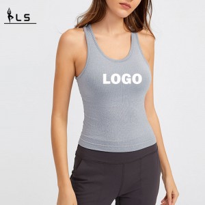SC10243 LIVI Sportswear Workout Jooga Tank Top for Woman Running Vest Athletic Gym Wear Tank Top