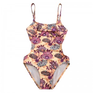 Lasten uimapuku painetulla riipusviivalla ontto