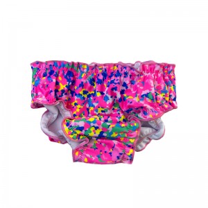 Vauvavaipat painetut kukka -laskoset mukavat imukykyisetniin söpö kirkas ruusu vaaleanpunainen